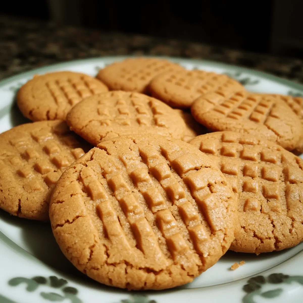 3-Ingredient Peanut Butter Cookies