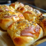 Ham and Cheese Stuffed Rolls