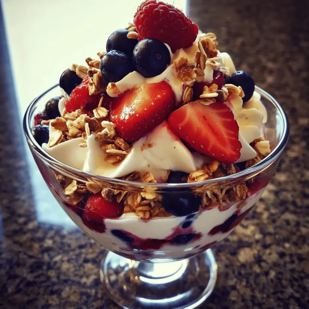 Yogurt Parfait with Fresh Berries