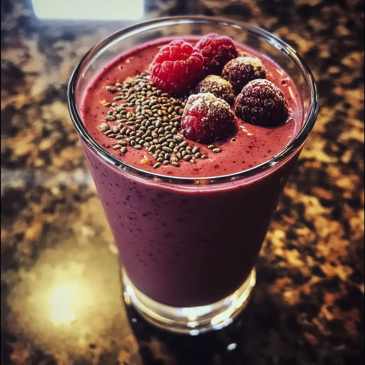 Peanut Butter Berry Smoothie